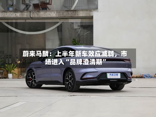 蔚来马麟：上半年新车效应减弱，市场进入“品牌澄清期	”-第2张图片