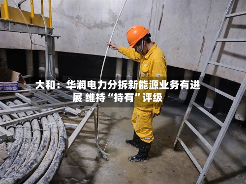 大和：华润电力分拆新能源业务有进展 维持“持有”评级-第2张图片