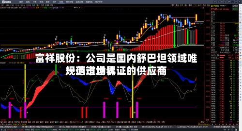 富祥股份：公司是国内舒巴坦领域唯一通过世界规范市场认证的供应商
