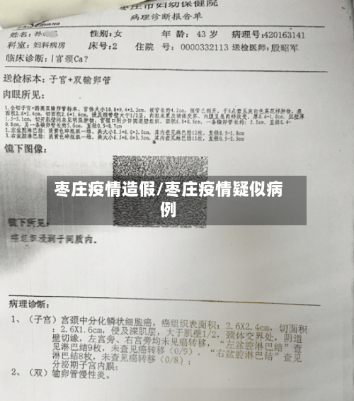 枣庄疫情造假/枣庄疫情疑似病例-第2张图片