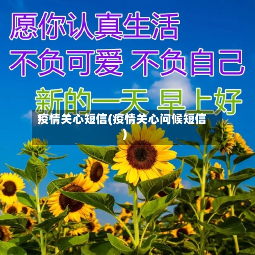 疫情关心短信(疫情关心问候短信)