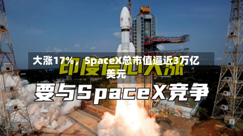 大涨17%,SpaceX总市值逼近3万亿美元