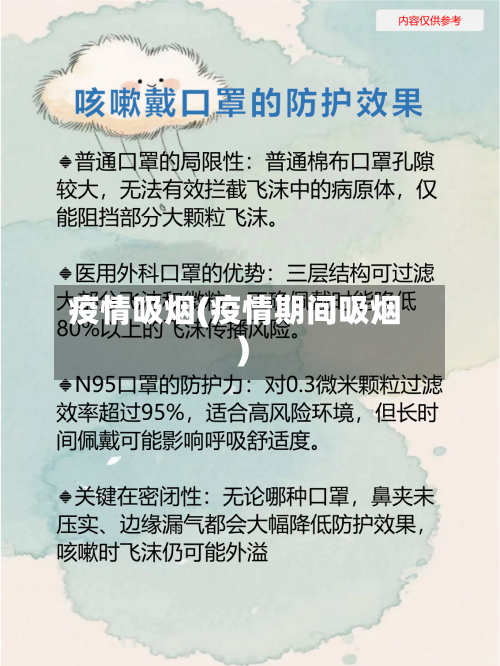 疫情吸烟(疫情期间吸烟)-第2张图片