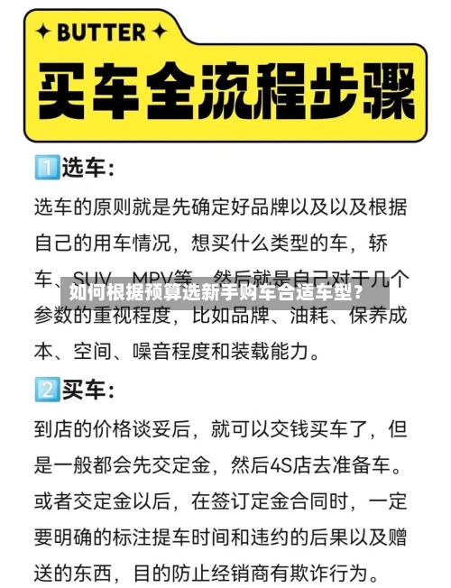 如何根据预算选新手购车合适车型?-第3张图片