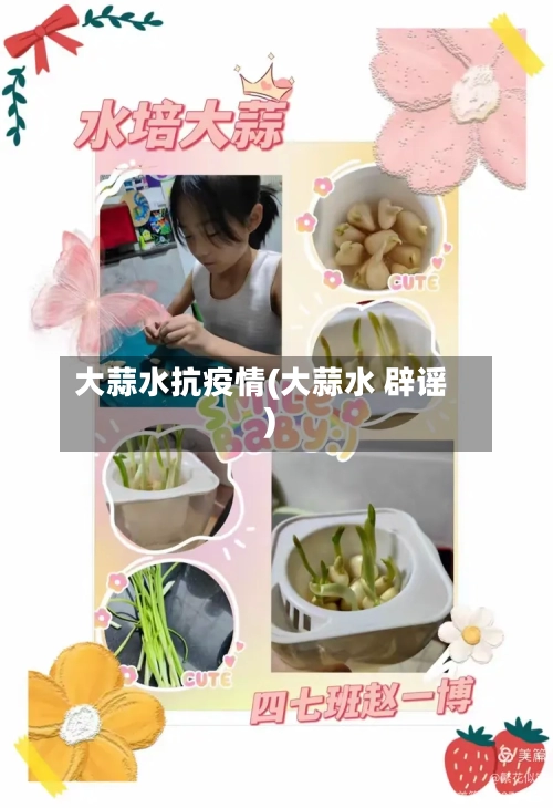 大蒜水抗疫情(大蒜水 辟谣)-第2张图片