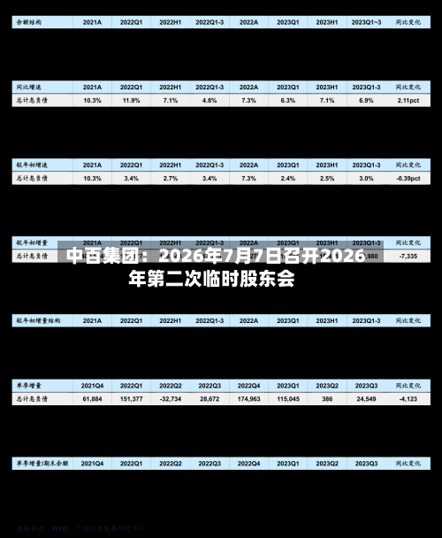 中百集团:2026年7月7日召开2026年第二次临时股东会-第1张图片