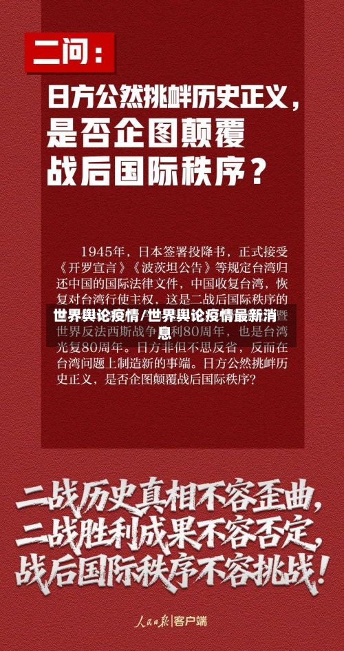 世界舆论疫情/世界舆论疫情最新消息