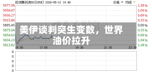 美伊谈判突生变数,世界
油价拉升