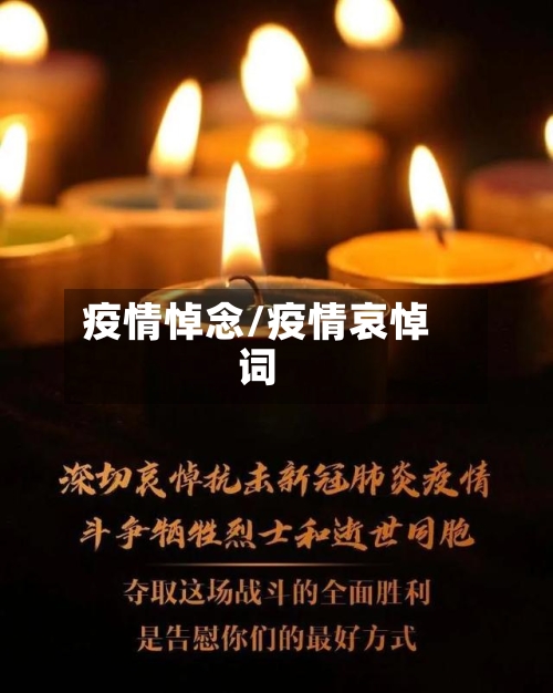 疫情悼念/疫情哀悼词-第3张图片