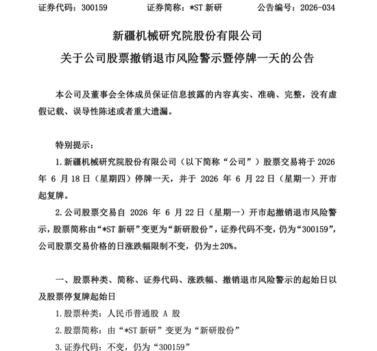 四家A股公司，“摘星脱帽	”！明日复牌